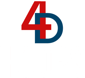4D Hoops banner logo